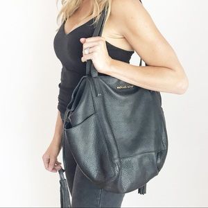 Michael Kors leather Tassel Boho Shoulder Bag